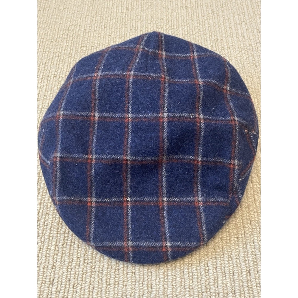 Epoch Hats Company Newsboy Hat  Men's XL Plaid Wool Flat Cap